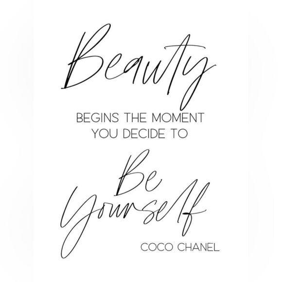 The faces and words of Coco Chanel print picture~ Office home decor YOU CHOOSE - Picture 2 of 8